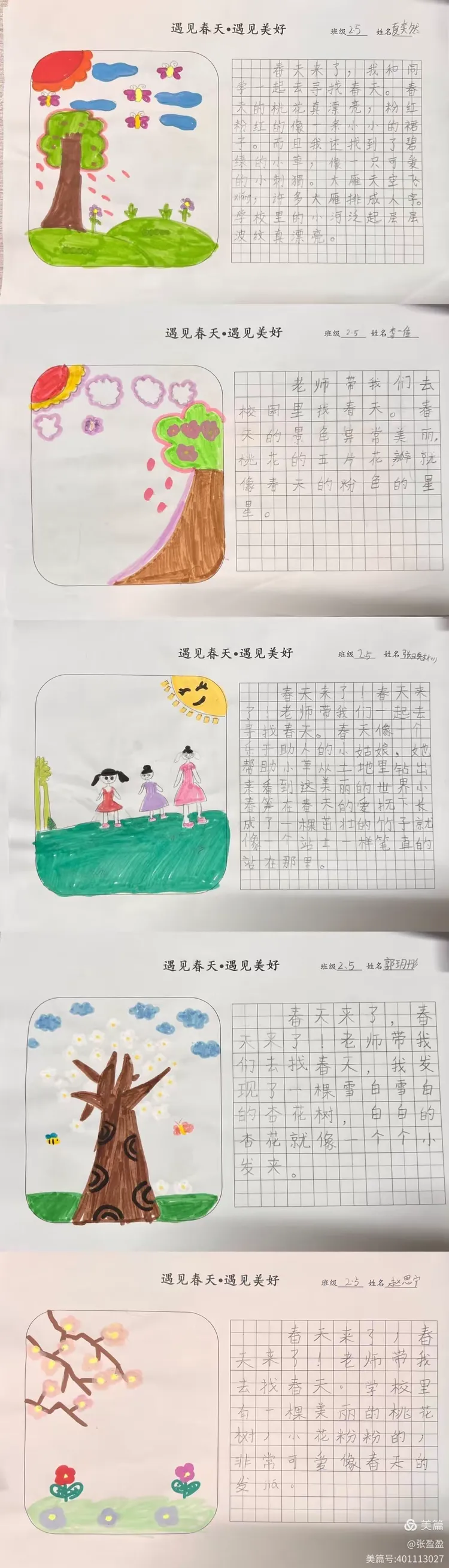 —记录潍坊美加实验学校二年级"寻找春天"主题